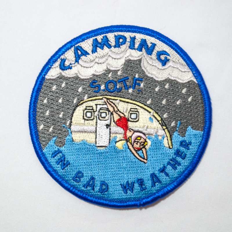BAD WEATHER CAMPING Patch - Sisters on the Fly