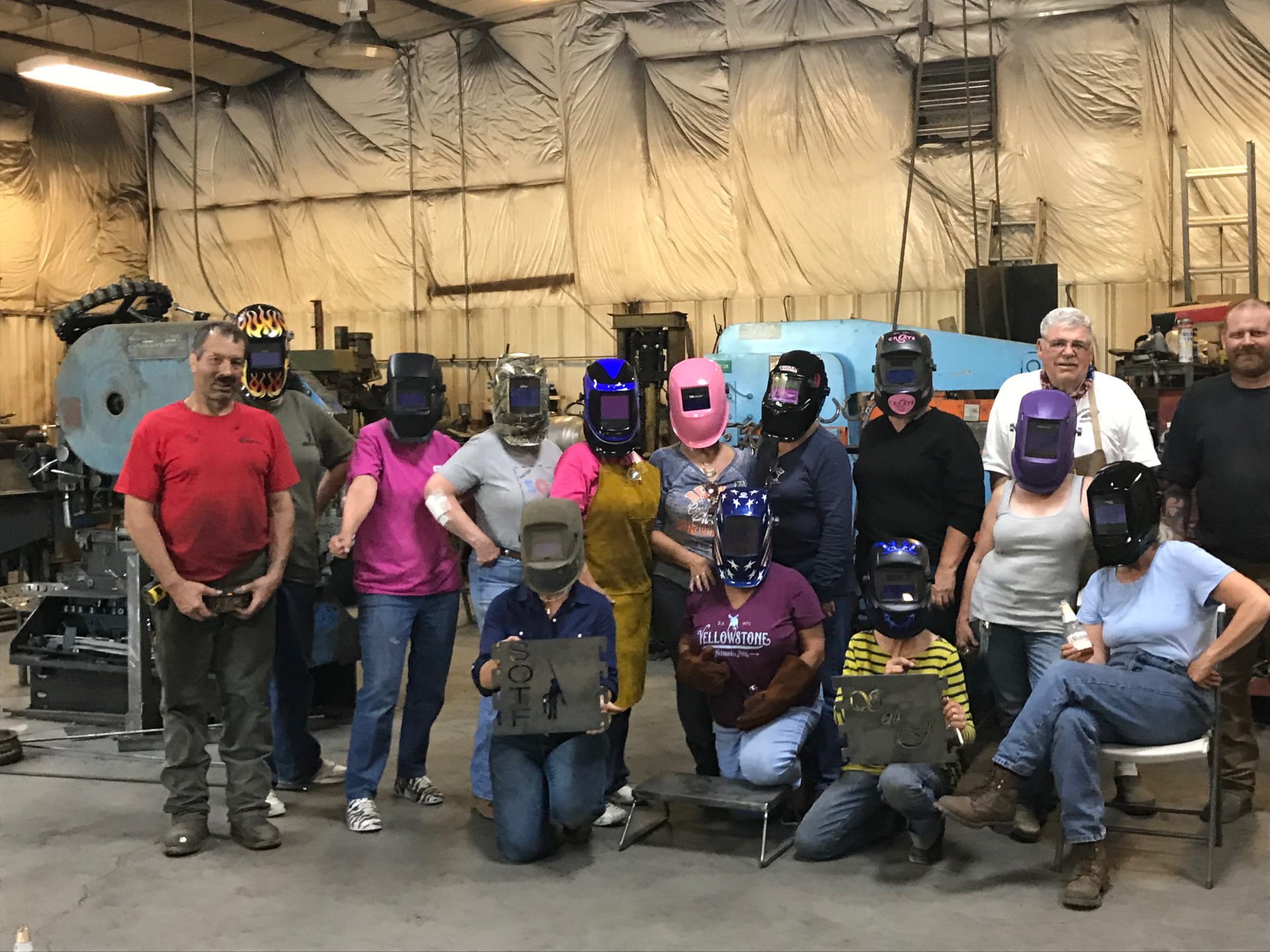 Women Who Weld! Learning Something New!