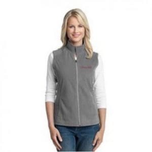 SOTF Embroidered Pearl Grey Micro-fleece Vest