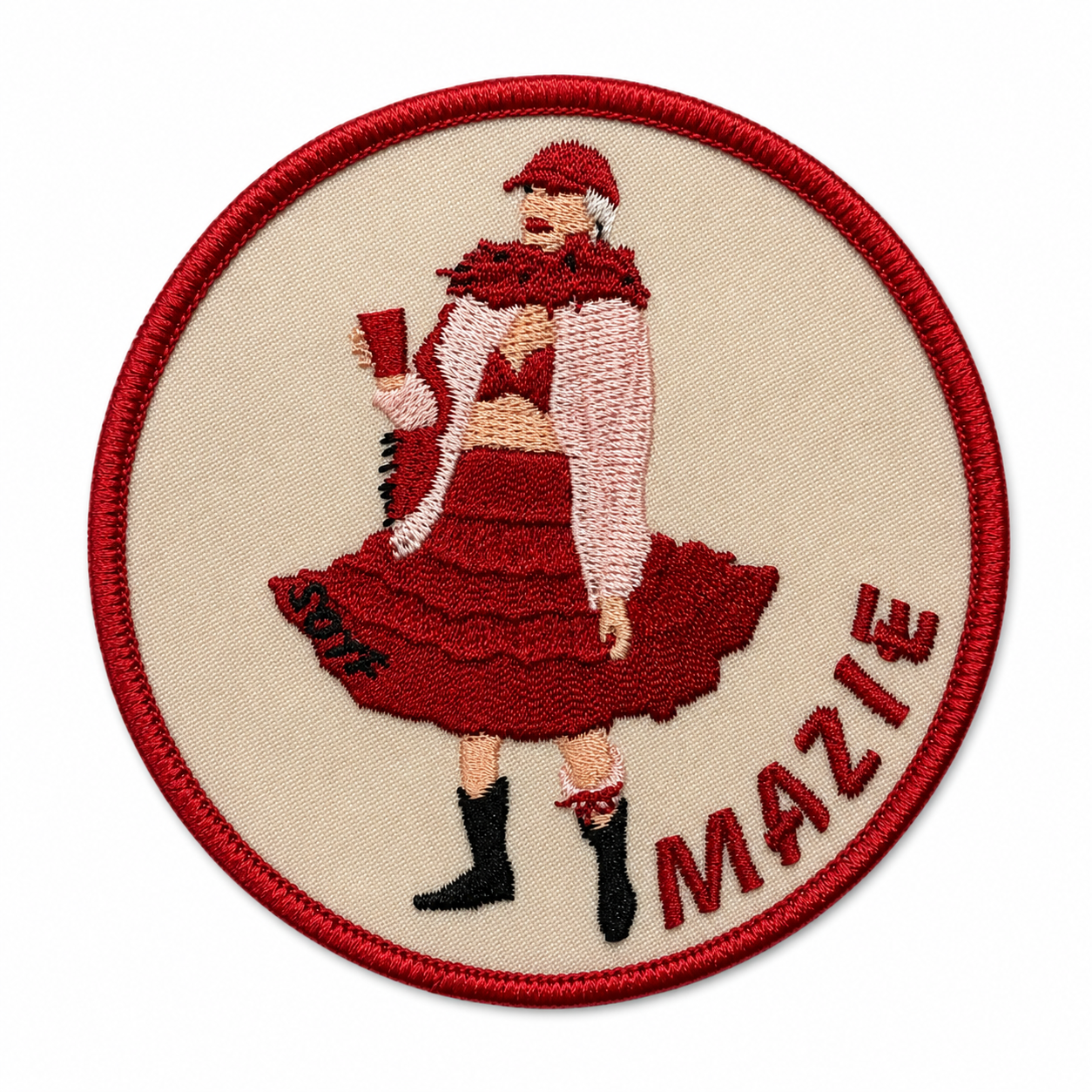 Amazing Mazie Red Cup Exclusive Patch